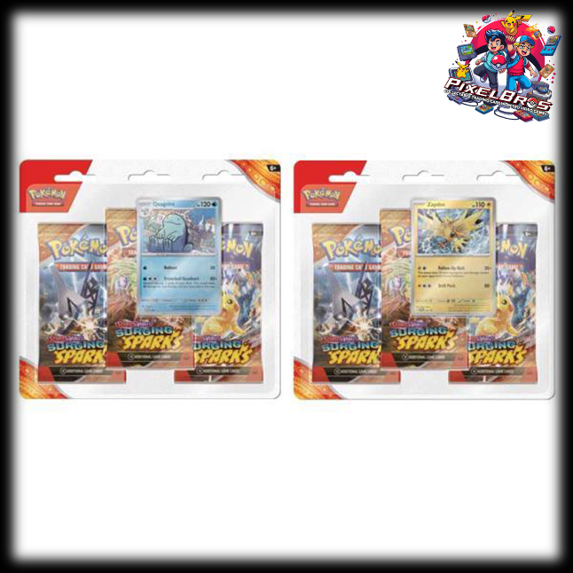 Pokemon - Scarlet and Violet - Surging Sparks - 3 Pack Blister