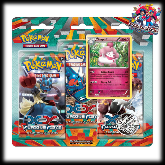 Pokemon - XY - Furious Fist - 3 Pack Blister