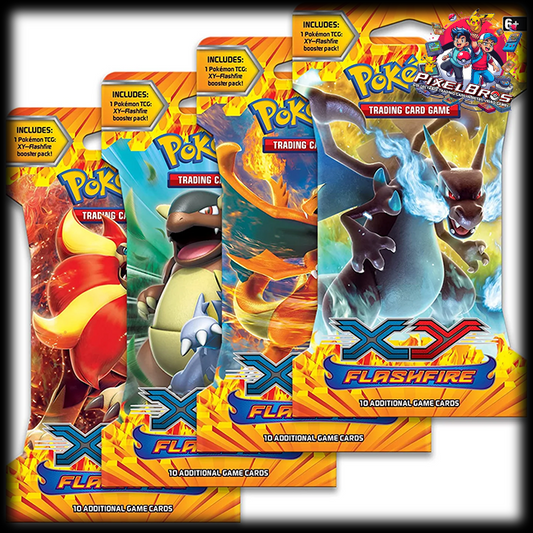 Pokemon XY Flashfire Sleeved Booster Pack