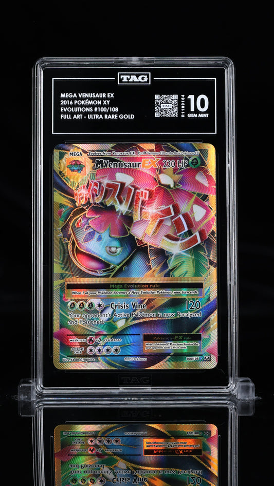Mega Venusaur EX- #100 Evolutions- TAG 10