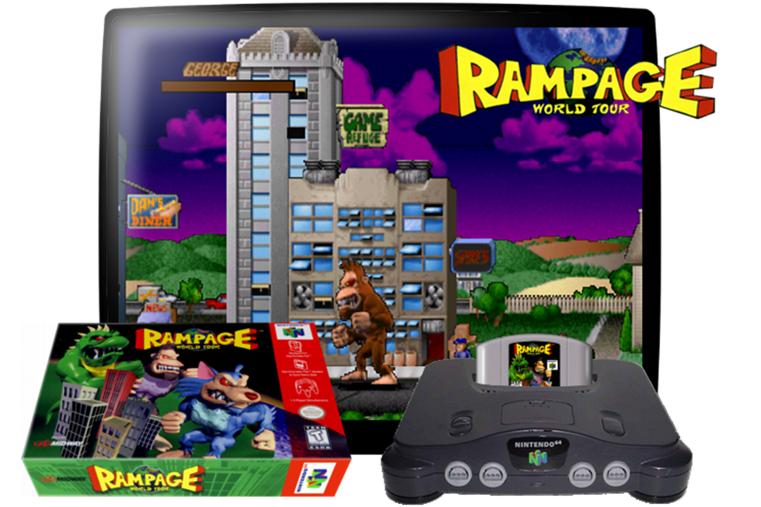 Rampage World Tour (N64) - Complete in Box