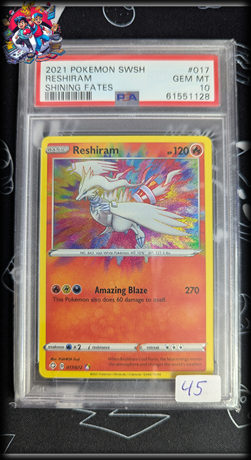 Reshiram #017 - Shining Fates - PSA 10