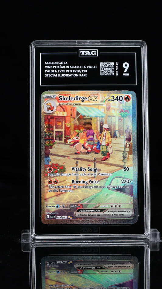 Skeledirge EX-#258 Paldea Evolved- TAG 9