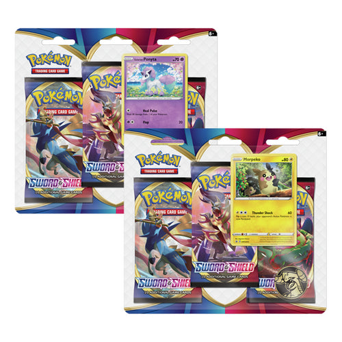 Pokemon - Sword & Shield Base Set - 3 Pack Blister