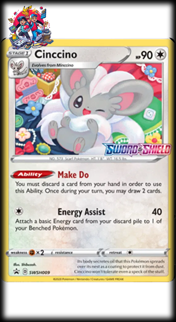 #SWSH009 Sword & Shield Promos - Cinccino