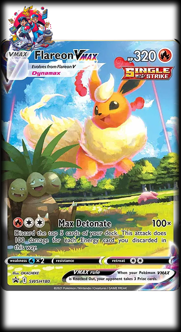 #SWSH180 Sword & Shield Promos - Flareon VMax