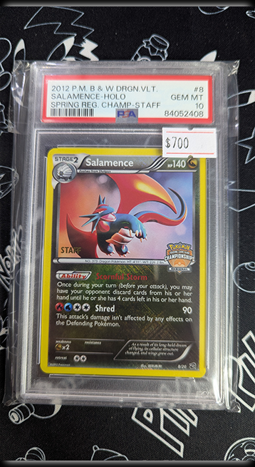 Salamence Holo - Spring Reg. Champ-Staff #8 PSA 10