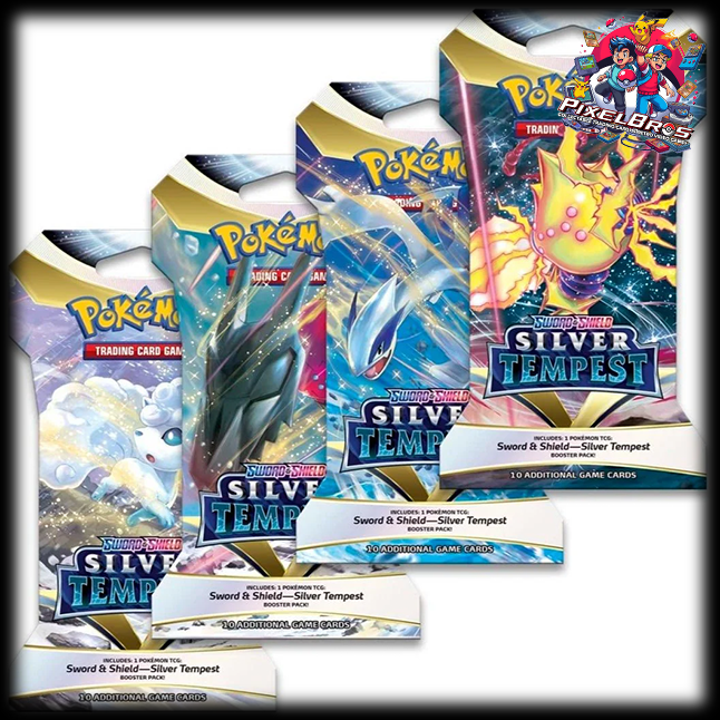 Silver Tempest Sleeved Booster Pack