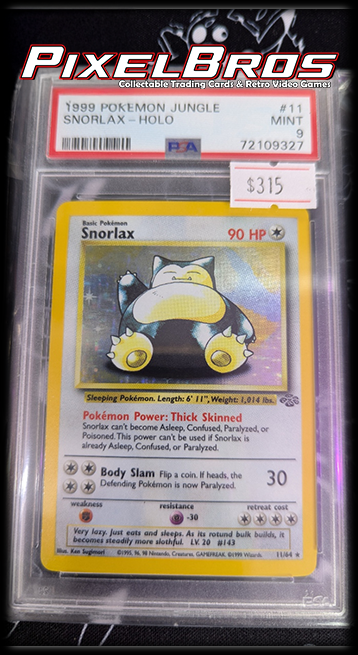 Snorlax Holo - Jungle - #11 PSA 9