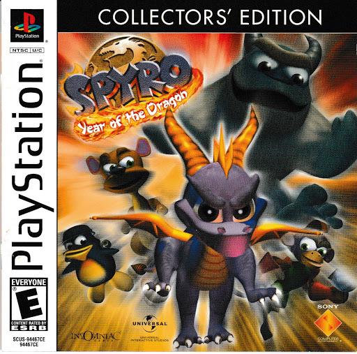 Spyro: Year of the Dragon - Collector's Edition (PlayStation 1) - Complete in Case