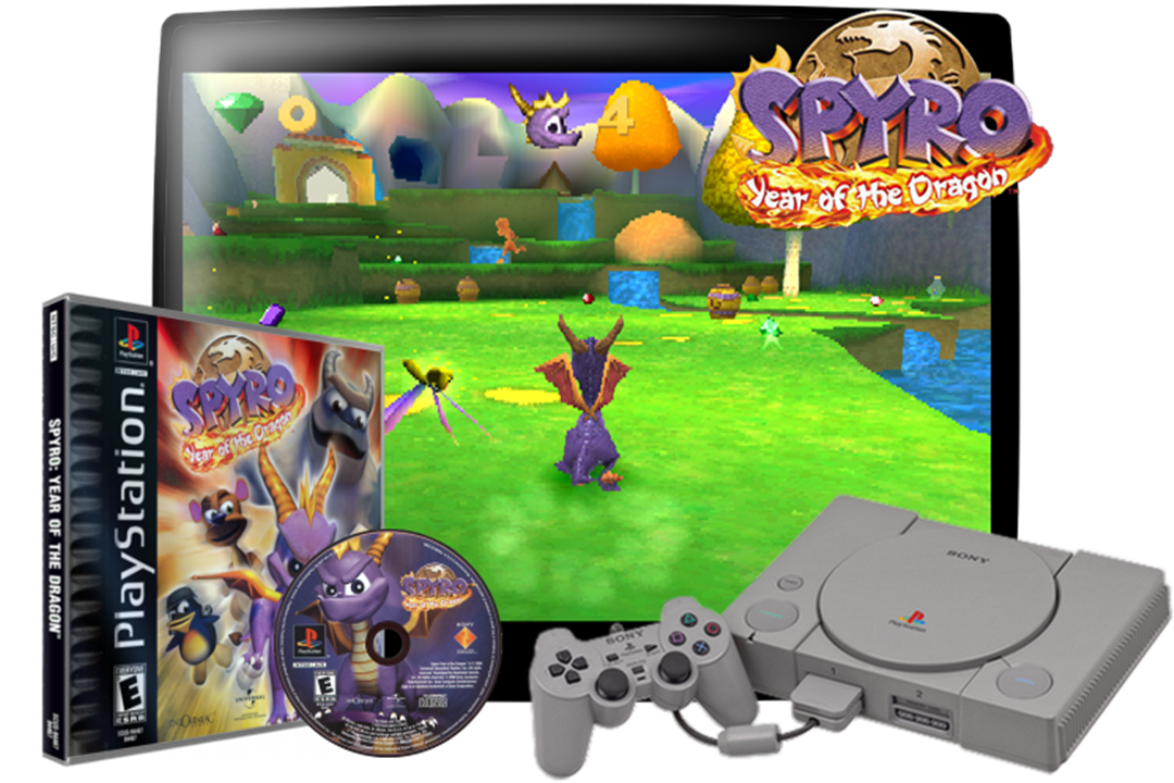 Spyro the Dragon (PlayStation 1) - Disc Only.