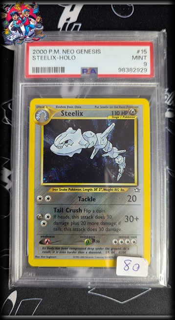 Steelix holo #15 - Neo Genesis - PSA 9