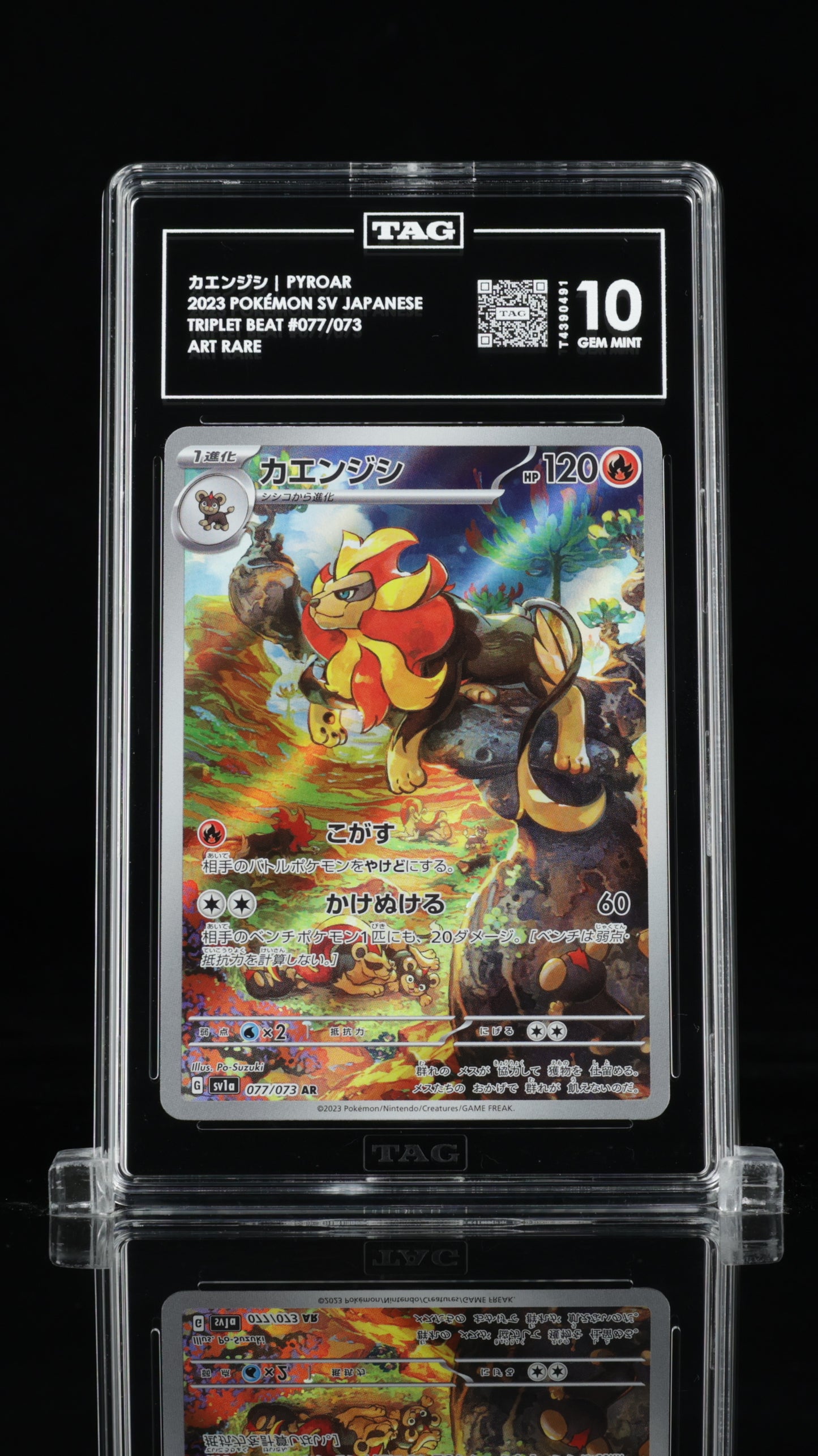 Pyroar- #77 Japanese Triple Beat- TAG 10
