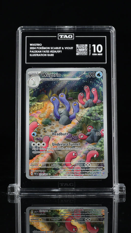 Wugtrio- #224 Paldean Fates- TAG 10