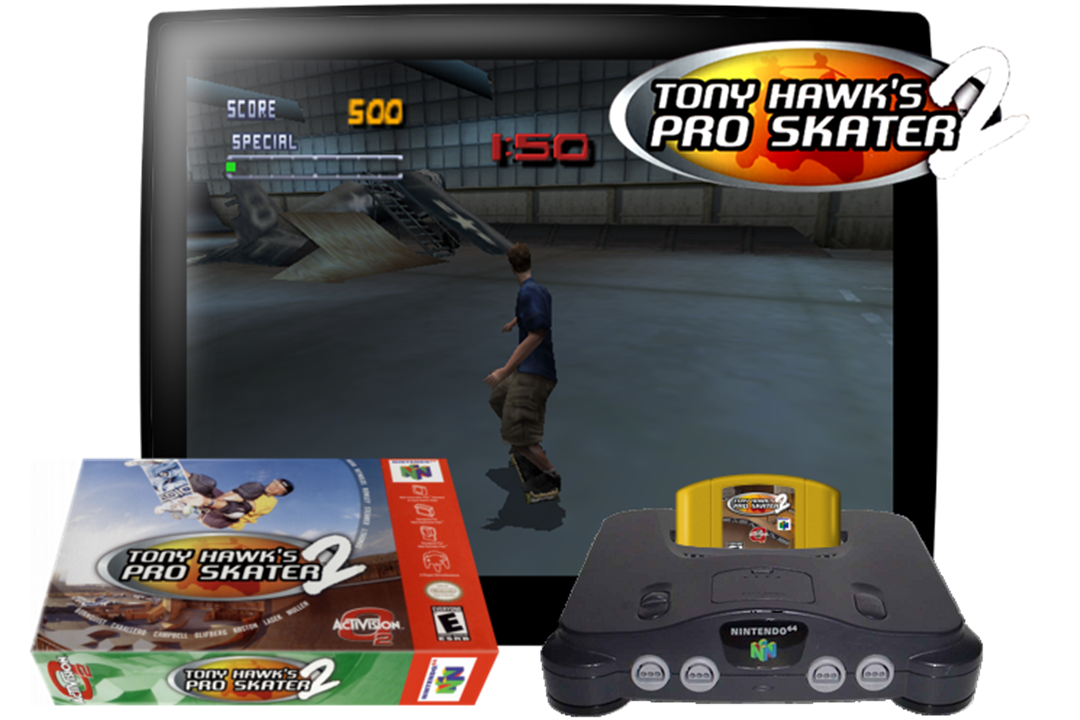 Tony Hawk's Pro Skater 2 (N64) - Complete in Box