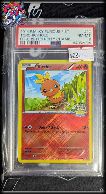 Torchic Holo #12 - City Championships - PSA 8