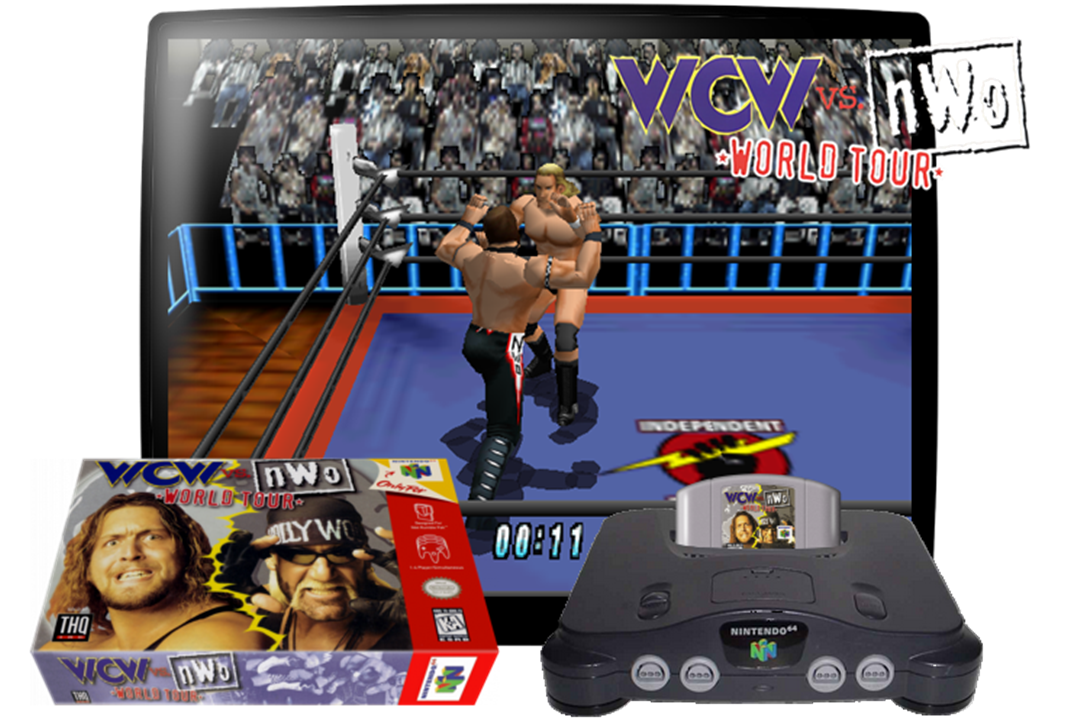 WCW/nWo World Tour (N64)- Complete in Box