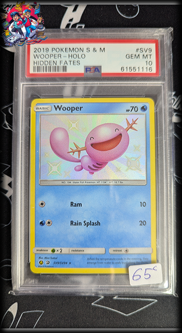 Wooper #SV9 - Hidden Fates - PSA 10