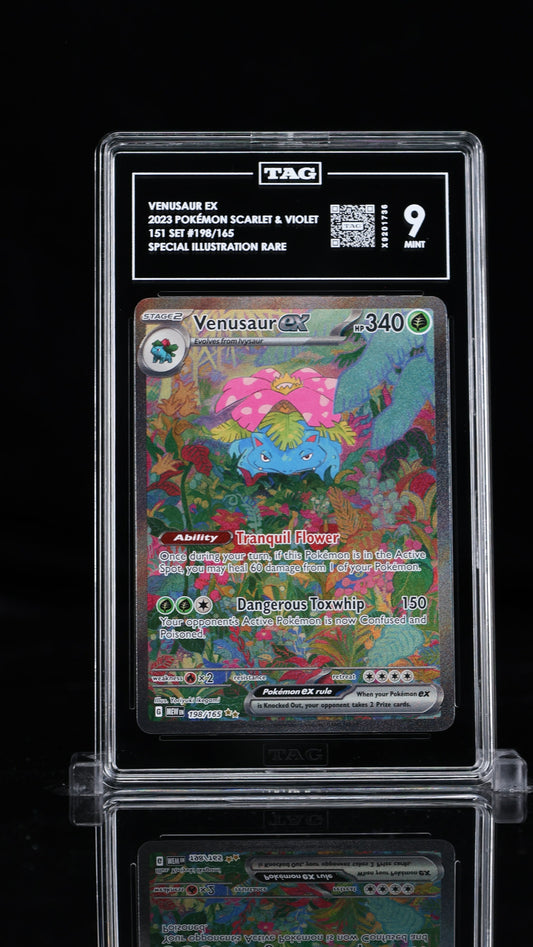 Venusaur EX- #198 Scarlet & Violet 151- TAG 9