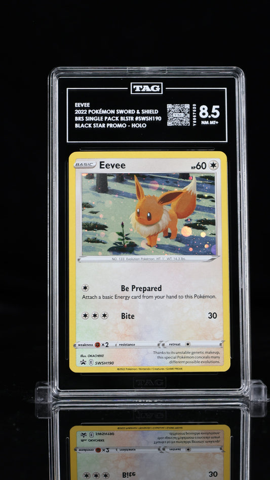 Eevee- # 190 SWSH Sword & Shield Promos- TAG 8.5