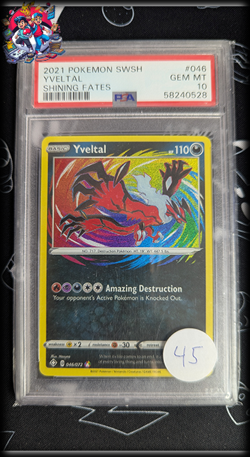 Yveltal #046 - Shining Fates - PSA 10