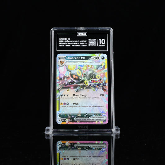 Umbreon EX #60- Scarlet & Violet Prismatic Evolutions Stamped- Tag 10