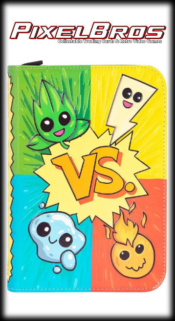 TCG Faux Leather Binder Battle Time