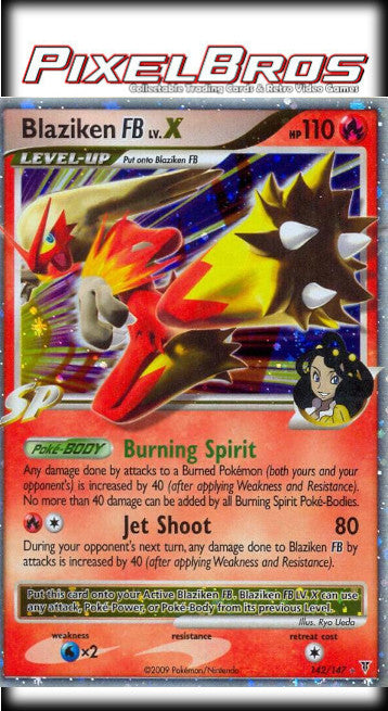 #142 Pokemon Supreme Victors- Blaziken FB Lv. X (HP)
