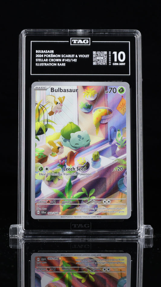 Bulbasaur- Stellar Crown #143- TAG 10