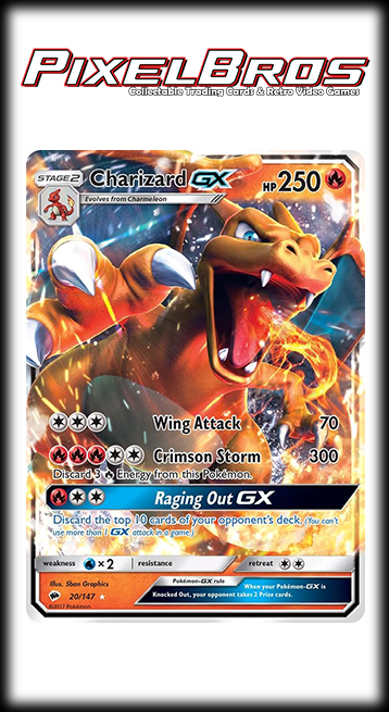 #20 Burning Shadows - Charizard GX (MP)