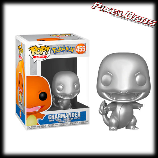 #455 Charmander Funko Pop (Silver)