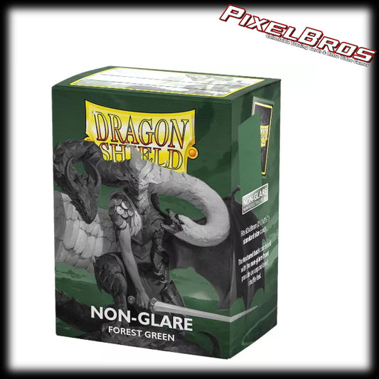 Dragon Shield Matte Forest Green Sleeves 100 count