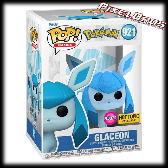 #921 Glaceon Flocked Funko Pop