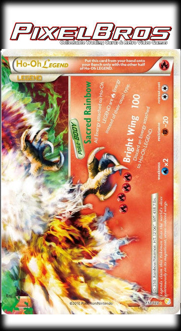 #112 Pokemon Heart Gold & Soul Silver- Ho-Oh Legend (Bottom Part) (MP)