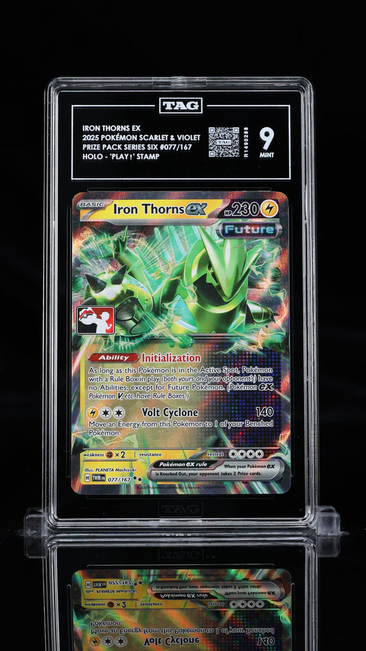 Iron Thorns EX #77- Scarlet & Violet Prize Pack Series 6- TAG 9