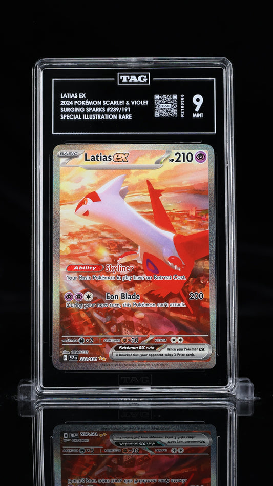 Latias EX- #239 Surging Sparks- TAG 9