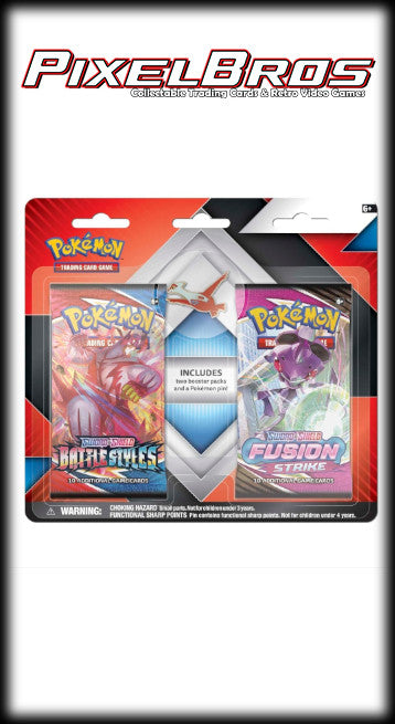 Latios Pin Battle Styles & Fusion Strike 2-Packs Blister