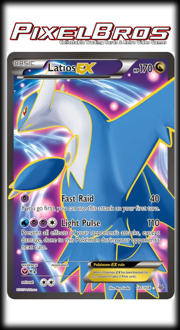 #101 Roaring Skies- Latios EX(LP)