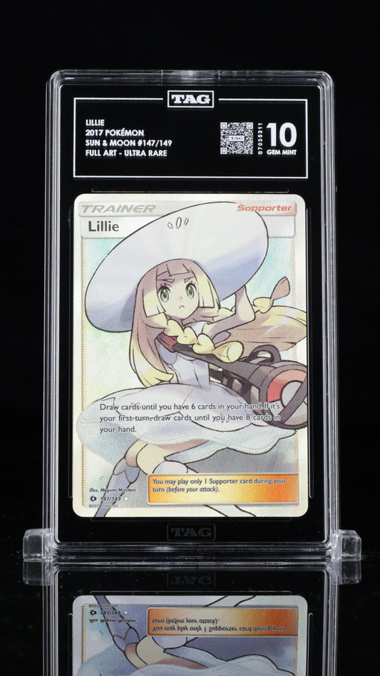 Lillie- #147 Sun & Moon Base Set- TAG 10