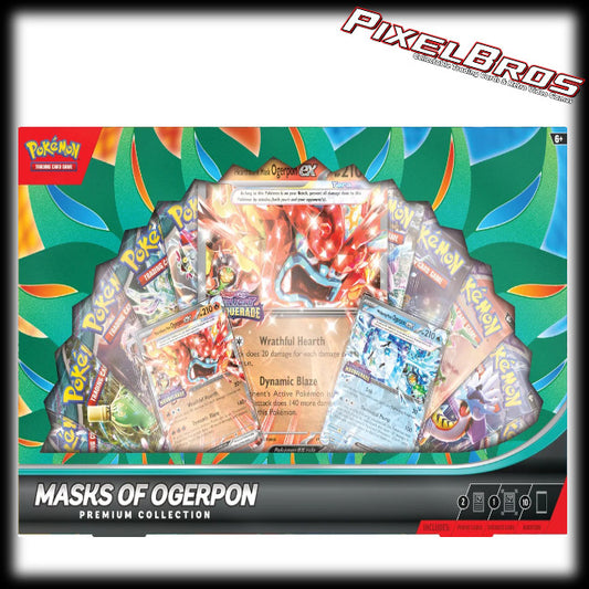 Masks of Ogerpon Ex Premium Collection (Releases July 18, 2025)