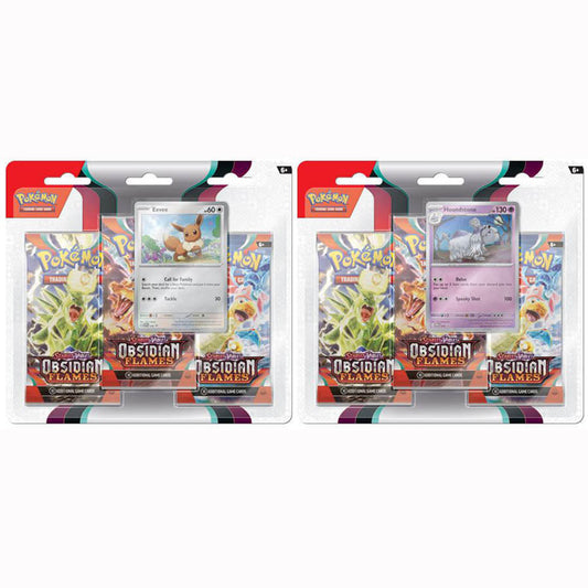 Pokemon - Scarlet & Violet - Obsidian Flames - 3 Pack Blister