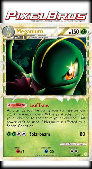 #109 Pokemon Heart Gold & SoulSilver- Meganium (MP)