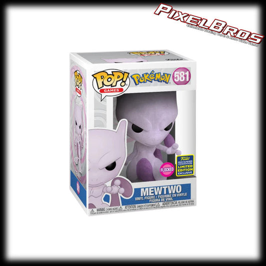 #581 Mewtwo Flocked Funko 2020 Summer Convention Limited Edition