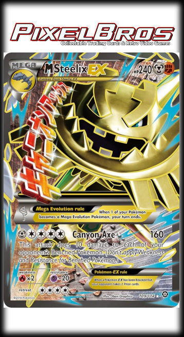 #109 Steam Seige- M Steelix EX(MP)