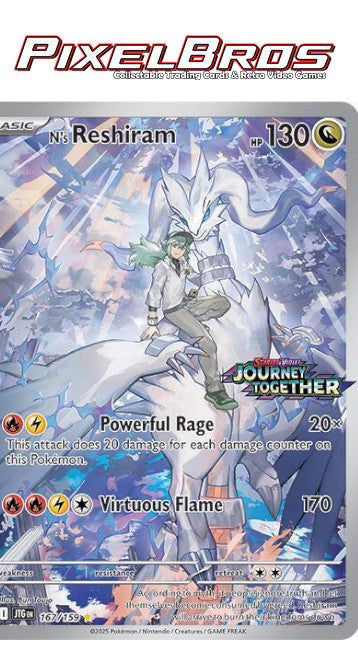 #167 Journey Together - N's Reshiram(Stamped)