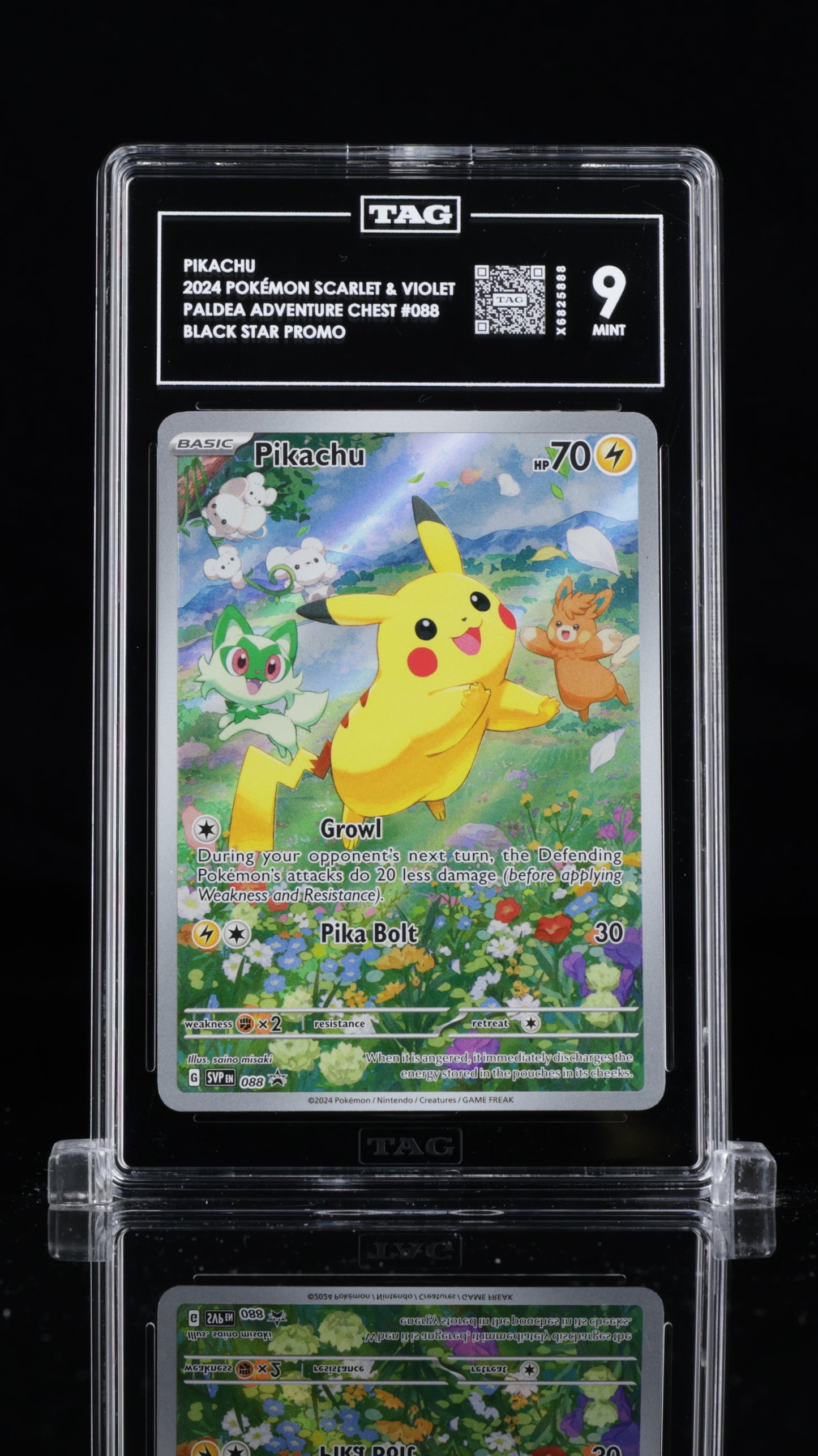 Pikachu- #88 Scarlet & Violet Promos- TAG 9