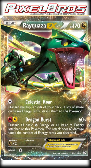 #85 Dragons Exalted- Rayquaza EX(MP)