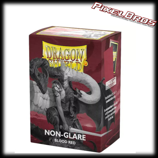 Dragon Shield Matte Blood Red Sleeves 100 count