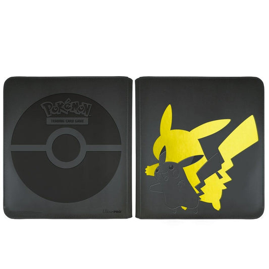 Ultra Pro 12 Pocket Zippered Binder - Pikachu (Black)