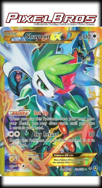 #77a Roaring Skies- Shaymin EX(MP)